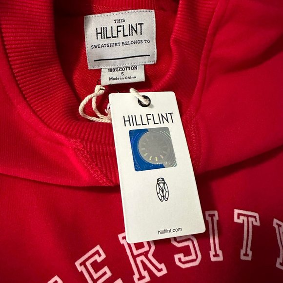 Hillflint NWT Unisex small University of Nebraska red crewneck sweatshirt - Picture 3 of 5